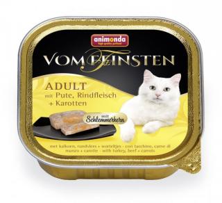 V.Feinsten CORE krůta, hovězí maso + mrkev pro kočky 100g