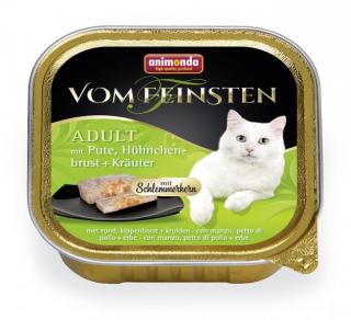 V.Feinsten CORE krůta, kuřecí prsa + bylinky pro kočky 100g