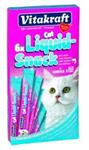 Vitakraft snack cat Liguid Omega 3 losos 6 x 15 g