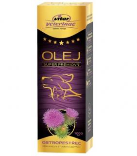 Vitar veterinae ostropestřec olej 1000 ml