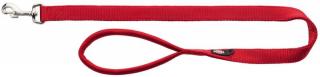 Vodítko PREMIUM s vyplněnou rukojetí 1,20m/15mm (XS-S) - červená