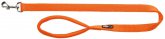 Vodítko PREMIUM s vyplněnou rukojetí 1m/25mm (L-XL) - papaya
