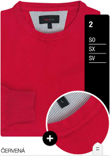 Pánský SVETR &gt; SO 002 RED (A.M.J. Style &gt; SO 002)