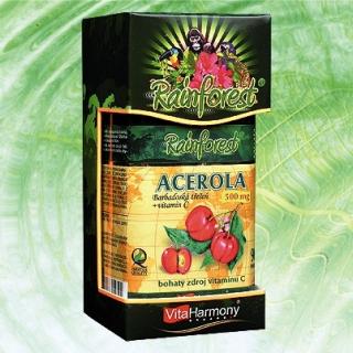 ACEROLA 500 MG &amp; VITAMIN C 250 MG - 90 TBL. | Vitaharmony