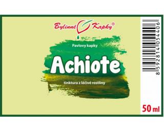Achiote kapky (tinktura) 50ml | Bylinné kapky