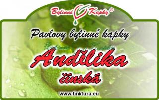 ANDĚLIKA čínská kapky (tinktura) 50ml | Bylinné kapky