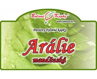 ARÁLIE MANDŽUSKÁ - KAPKY (TINKTURA) 50ml | Bylinné kapky