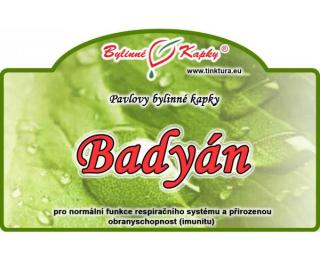 BADYÁN kapky (tinktura) 50ml | Bylinné kapky