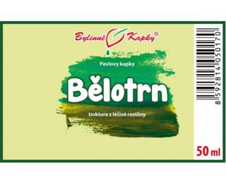 BĚLOTRN KULATOHLAVÝ kapky (tinktura) 50ml | Bylinné kapky