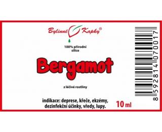 BERGAMOT 100% přírodní silice 10ml | Bylinné kapky