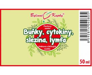 BUŇKY, CYTOKINY, SLEZINA, LYMFA  (Netopýr 3) - bylinné kapky (tinktura) 50 ml