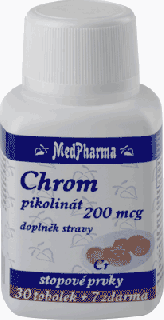 CHROM PIKOLINÁT 200 µG - 37 TOB. | MEDPHARMA