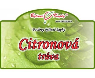 CITRÓNOVÁ TRÁVA kapky (tinktura) 50ml | Bylinné kapky