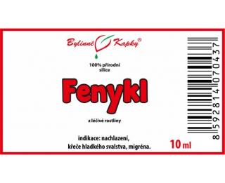 FENYKL 100% přírodní silice 10ml | Bylinné kapky