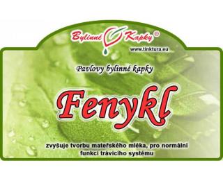 FENYKL OBECNÝ kapky (tinktura) 50ml | Bylinné kapky