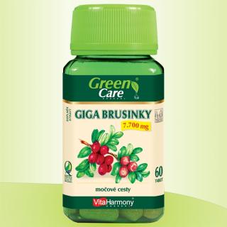 GIGA BRUSINKY 7.700 MG - PRO ZDRAVÍ MOČOVÝCH CEST - 60 TBL. | Vitaharmony