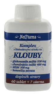 GLUKOSAMIN + CHONDROITIN + MSM (KLOUBY) - 67 TBL. | MEDPHARMA