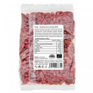 GOJI KUSTOVNICE ČÍNSKÁ BIO 250g | Wolfberry