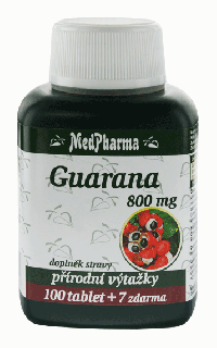 GUARANA 800 MG - 107 TBL. | MEDPHARMA