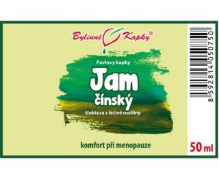 Jam (yam) čínský - Dioscorea batatas kapky (tinktura) 50 ml | Bylinné kapky