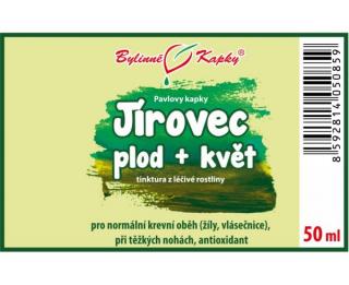 JÍROVEC plod a květ kapky (tinktura) 50ml | Bylinné kapky