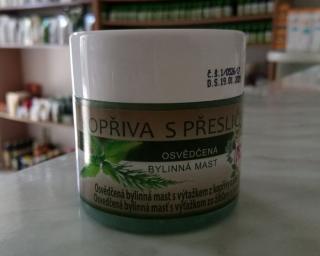 KOPŘIVA S PŘESLIČKOU - bylinná mast 150ml | KRÁLOVSTVÍ BYLIN