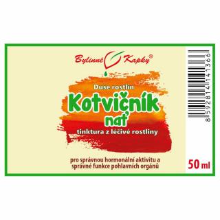 KOTVIČNÍK nať kapky (tinktura) 50ml | Bylinné kapky