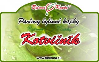 KOTVIČNÍK nať kapky (tinktura) 50ml | Bylinné kapky