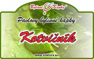 KOTVIČNÍK nať kapky (tinktura) 50ml | Bylinné kapky