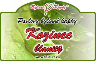 KOZINEC BLANITÝ kapky (tinktura) 50ml | Bylinné kapky