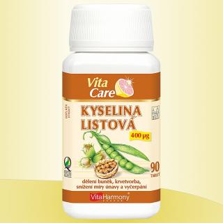 KYSELINA LISTOVÁ 400mg 90 tablet | VitaHarmony