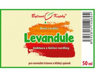 LEVANDULE PRAVÁ kapky (tinktura) 50ml | Bylinné kapky