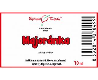 MAJORÁNKA 100% přírodní silice 10ml | Bylinné kapky