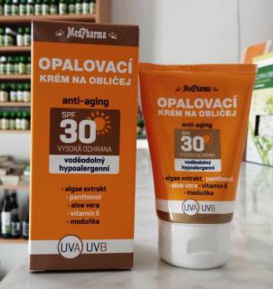 OPALOVACÍ KRÉM NA OBLIČEJ SPF 30 50ml | MedPharma