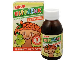Ovocný sirup s hlívou ústřičnou a rakytníkem - příchuť hruška 100ml | Terezia