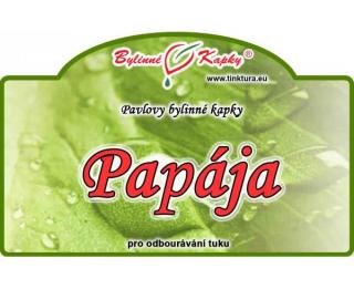 PAPÁJA kapky (tinktura) 50ml | Bylinné kapky