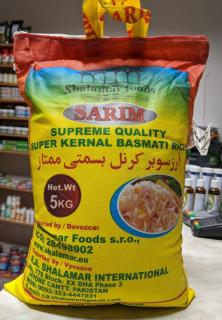 RÝŽE  BASMATI SUPER KERNAL SARIM 5KG