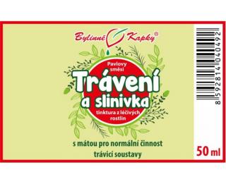 TRÁVENÍ A SLINIVKA kapky (tinktura) 50 ml | Bylinné kapky