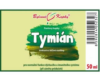 TYMIÁN kapky (tinktura) 50ml | Bylinné kapky