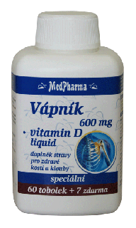 VÁPNÍK 600 mg + VITAMIN D - 67 TOB. | MEDPHARMA