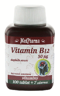 Vitamin B12 (kyanokobalamin) 50 mg - 107 tbl. | MedPharma