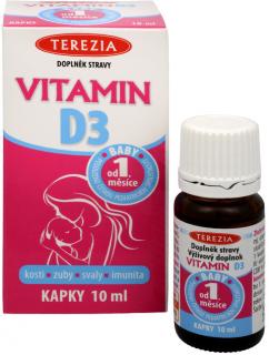 VITAMIN D3 BABY kapky 400 IU 10ml | Terezia