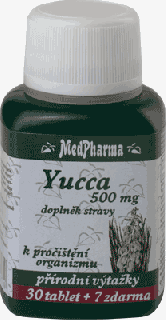 YUCCA 500 mg - 37 TBL. | MEDPHARMA