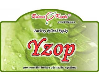 YZOP LÉKAŘSKÝ kapky (tinktura) 50ml | Bylinné kapky