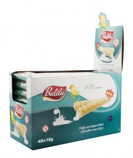 Balila kukuřičné trubičky mléčné 18g