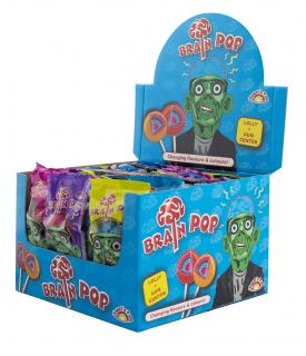 Brain pop - lízátka měnící pět krát barvu a chuť 16g