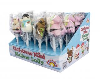 Christmas Mini Mallow Lolly - maršmelou lízátko 11g