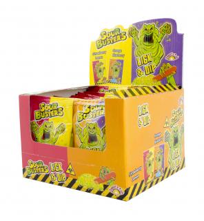 Sour Busters Lick &amp; Dip - lízátko s kyselým práškem 15g