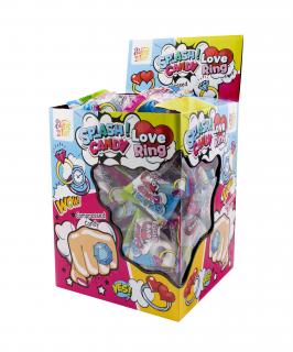 Splash Candy Love Ring - komprimátový prstýnek diamant nebo srdce 10g