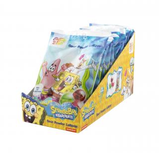 Sponge Bob Lollipop bag - lízátka s kyselým práškem 90g